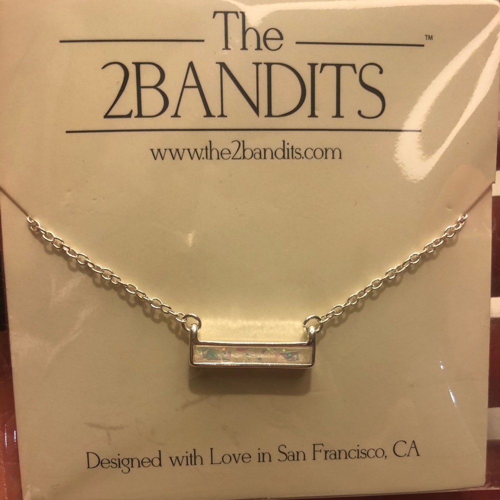The 2 Bandits silver necklace